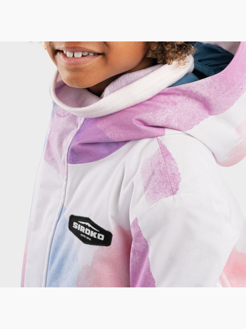 Giacca da snowboard da bambino sport invernali bambini e bambine kw1 dreamy Multicolore - Kiabi