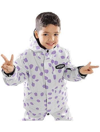 Giacca da snowboard da bambino sport invernali bambini e bambine kw1 fay