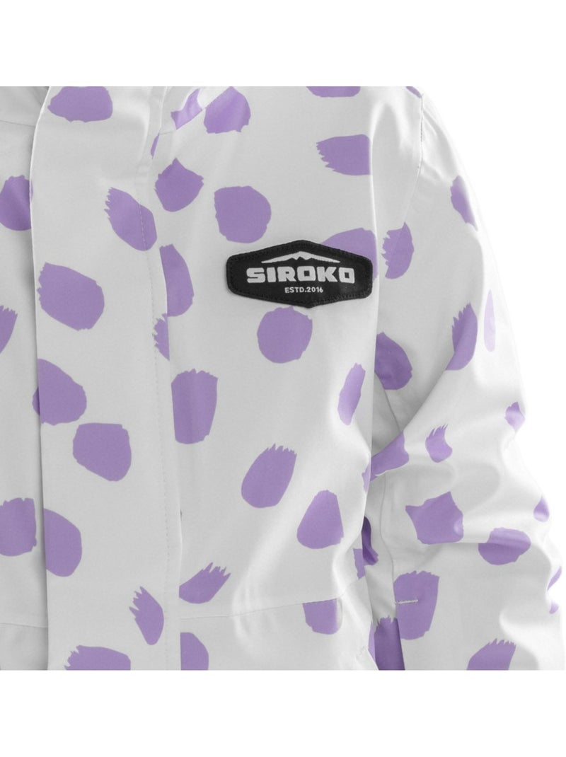Giacca da snowboard da bambino sport invernali bambini e bambine kw1 fay Bianco - Kiabi
