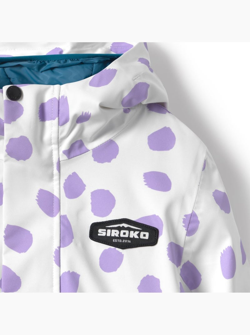 Giacca da snowboard da bambino sport invernali bambini e bambine kw1 fay Bianco - Kiabi