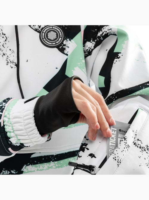 Giacca da snowboard da donna sport invernali donna w1-w delirium - Kiabi