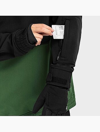 Giacca da snowboard da donna sport invernali donna w1-w evergreen
