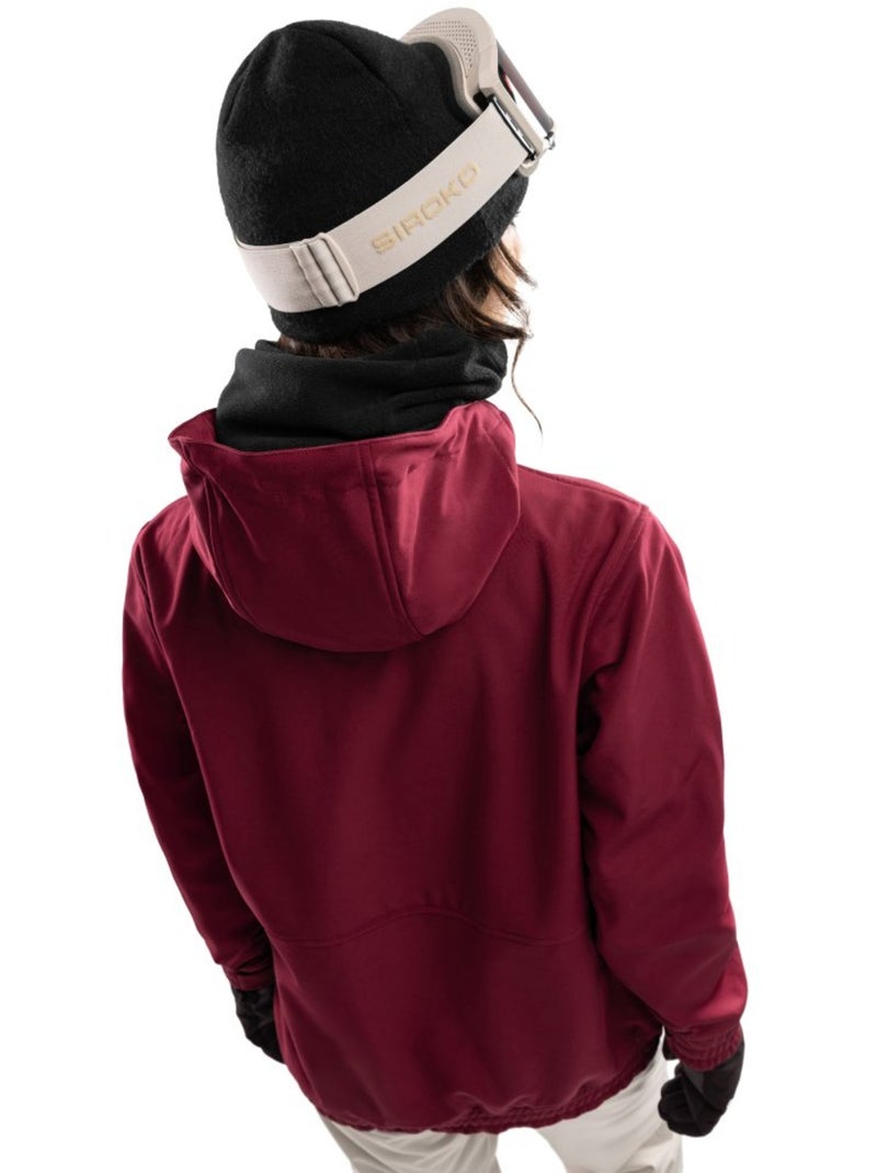 Giacca da snowboard da donna sport invernali donna w1-w groenland Rosso mattone - Kiabi