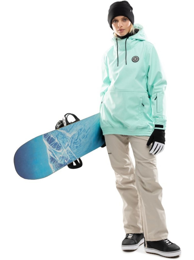 Giacca da snowboard da donna sport invernali donna w1-w iceberg Turchese - Kiabi