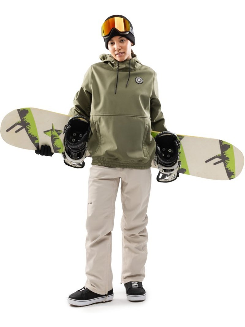 Giacca da snowboard da donna sport invernali donna w1-w kilimanjaro Verde scuro - Kiabi