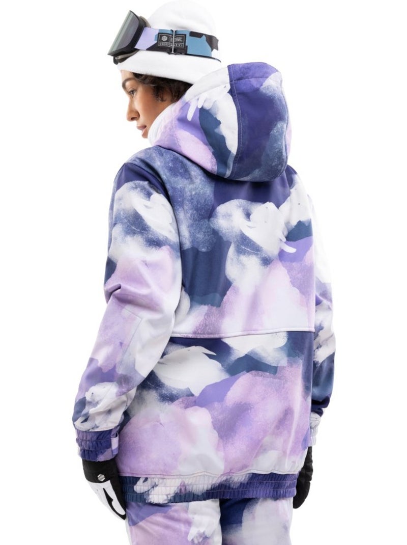 Giacca da snowboard da donna sport invernali donna w1-w kumo Viola - Kiabi