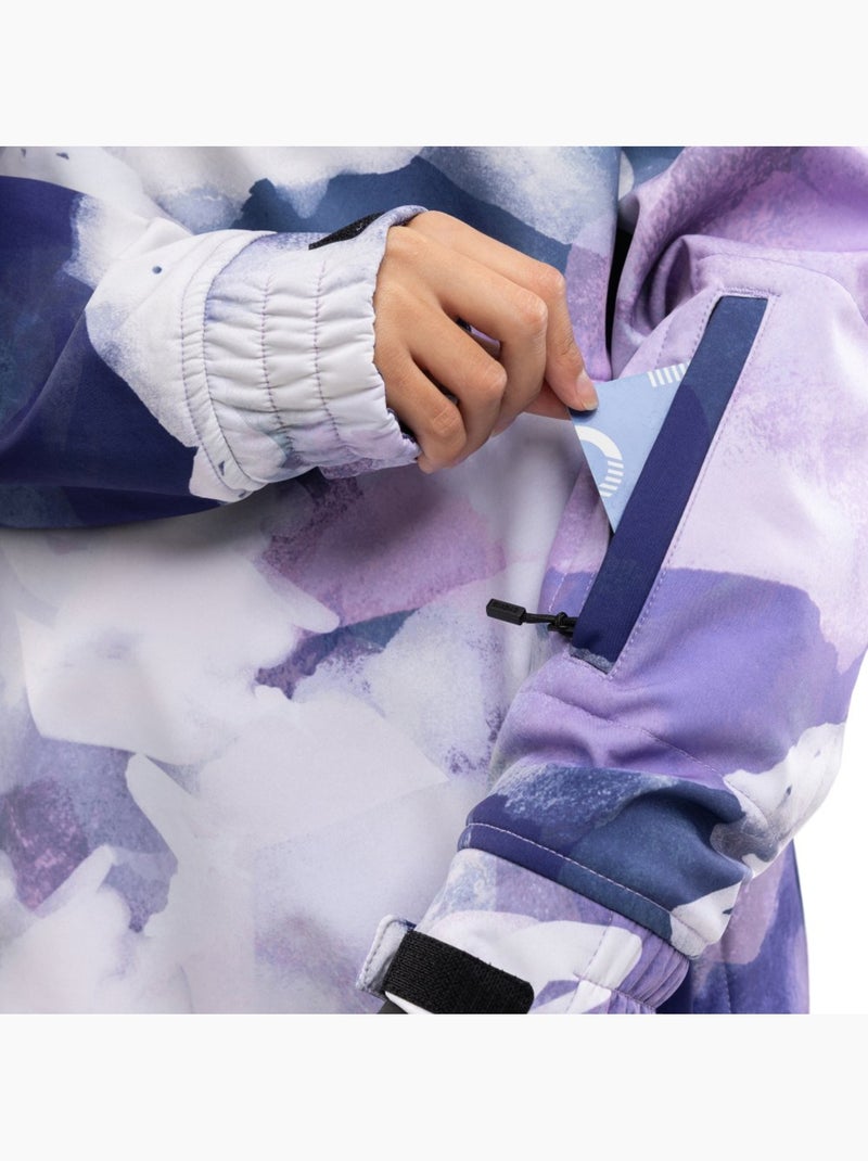 Giacca da snowboard da donna sport invernali donna w1-w kumo Viola - Kiabi