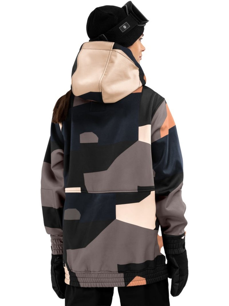 Giacca da snowboard da donna sport invernali donna w1-w sandboard Nero - Kiabi