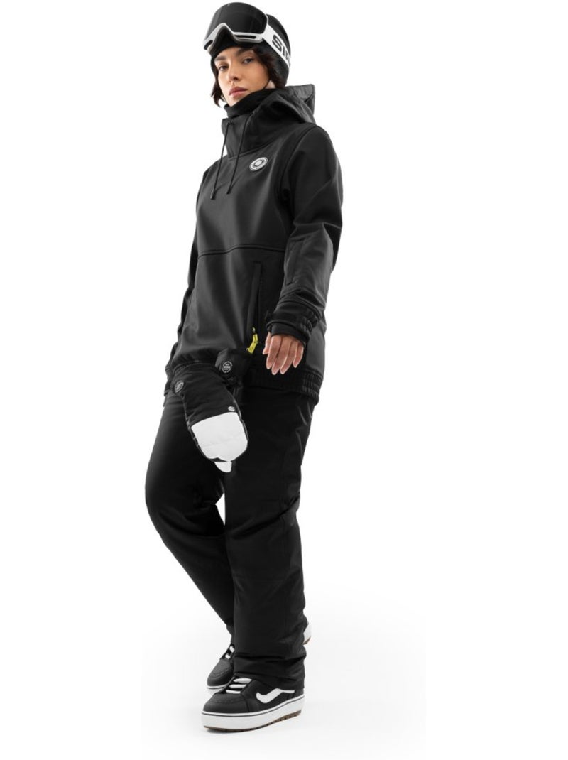 Giacca da snowboard da donna sport invernali donna w1-w shaka Nero - Kiabi