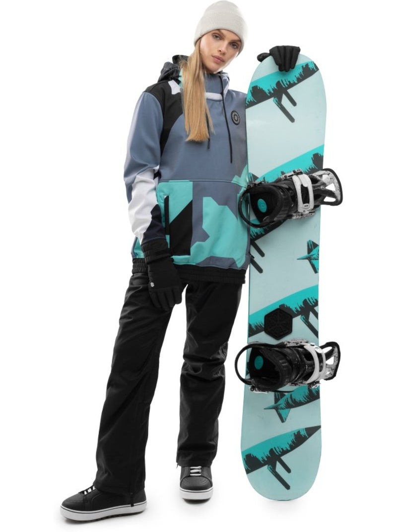 Giacca da snowboard da donna sport invernali donna w1-w ushuaia Turchese - Kiabi