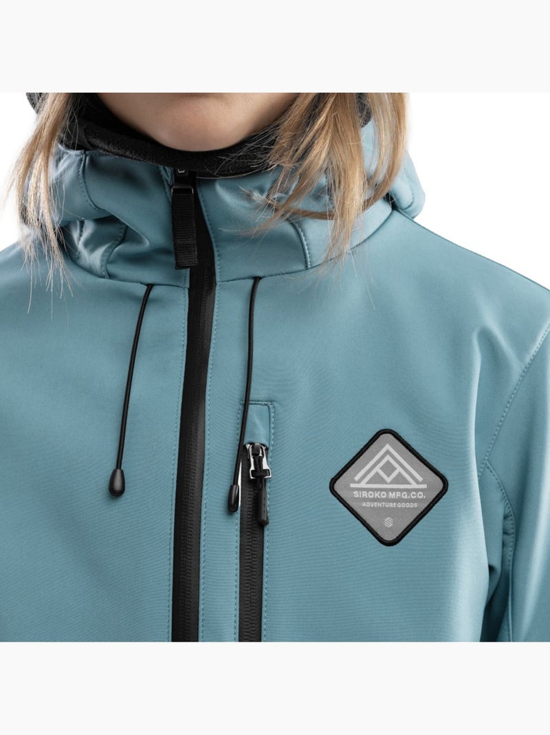 Giacca da snowboard da donna sport invernali donna w2-w beluga Blu pavone - Kiabi