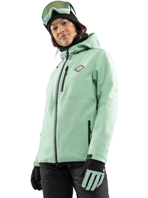 Giacca da snowboard da donna sport invernali donna w2-w emerald - Kiabi