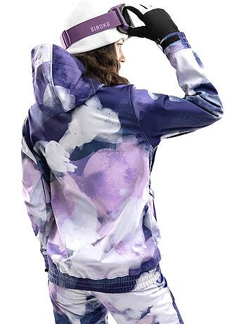 Giacca da snowboard da donna sport invernali donna w3-w cloudmont