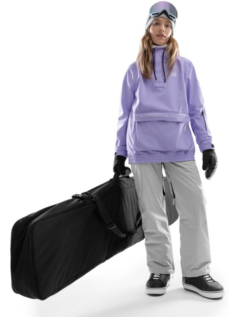Giacca da snowboard da donna sport invernali donna w3-w halti Viola - Kiabi