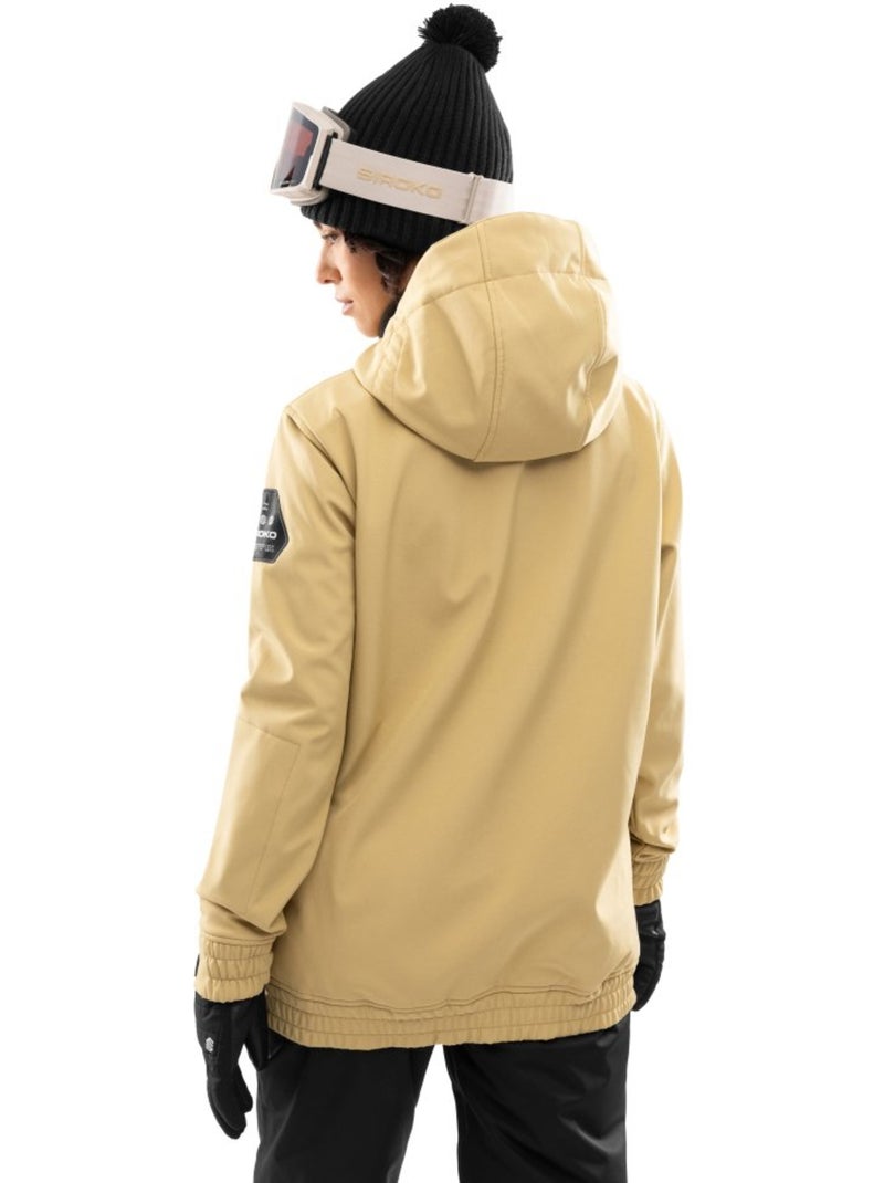 Giacca da snowboard da donna sport invernali donna w3-w kamui Beige - Kiabi