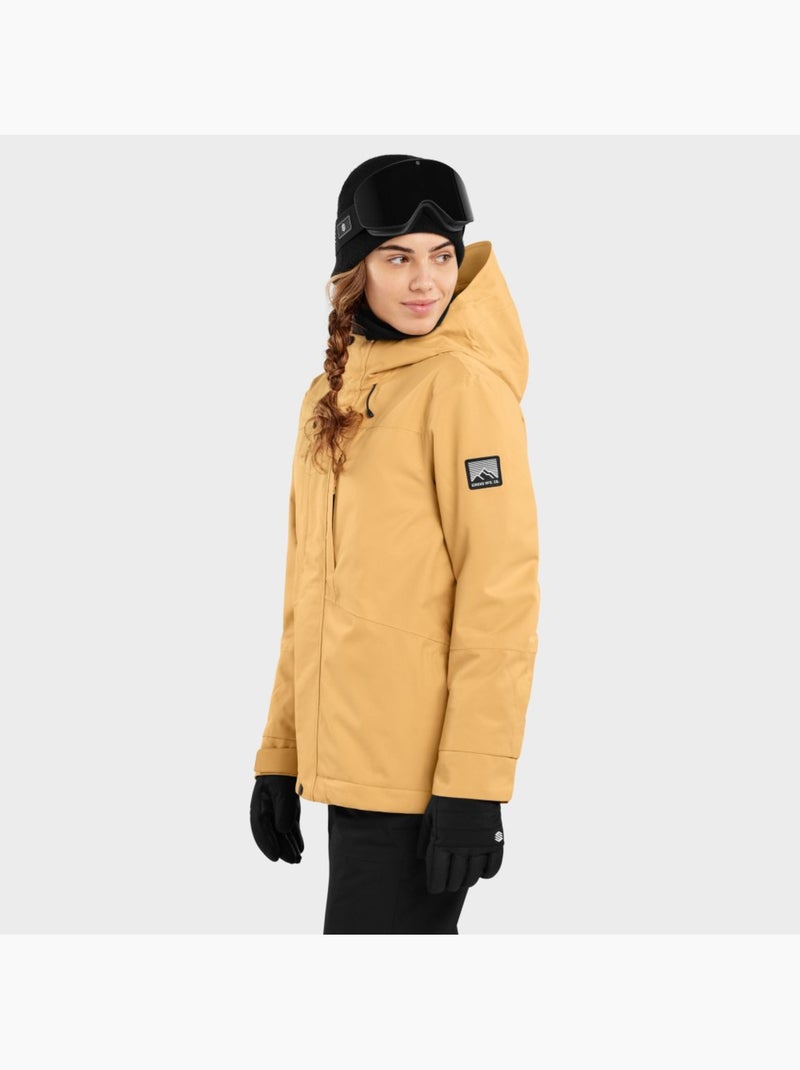 Giacca da snowboard da donna sport invernali donna w4-w graupel Beige - Kiabi