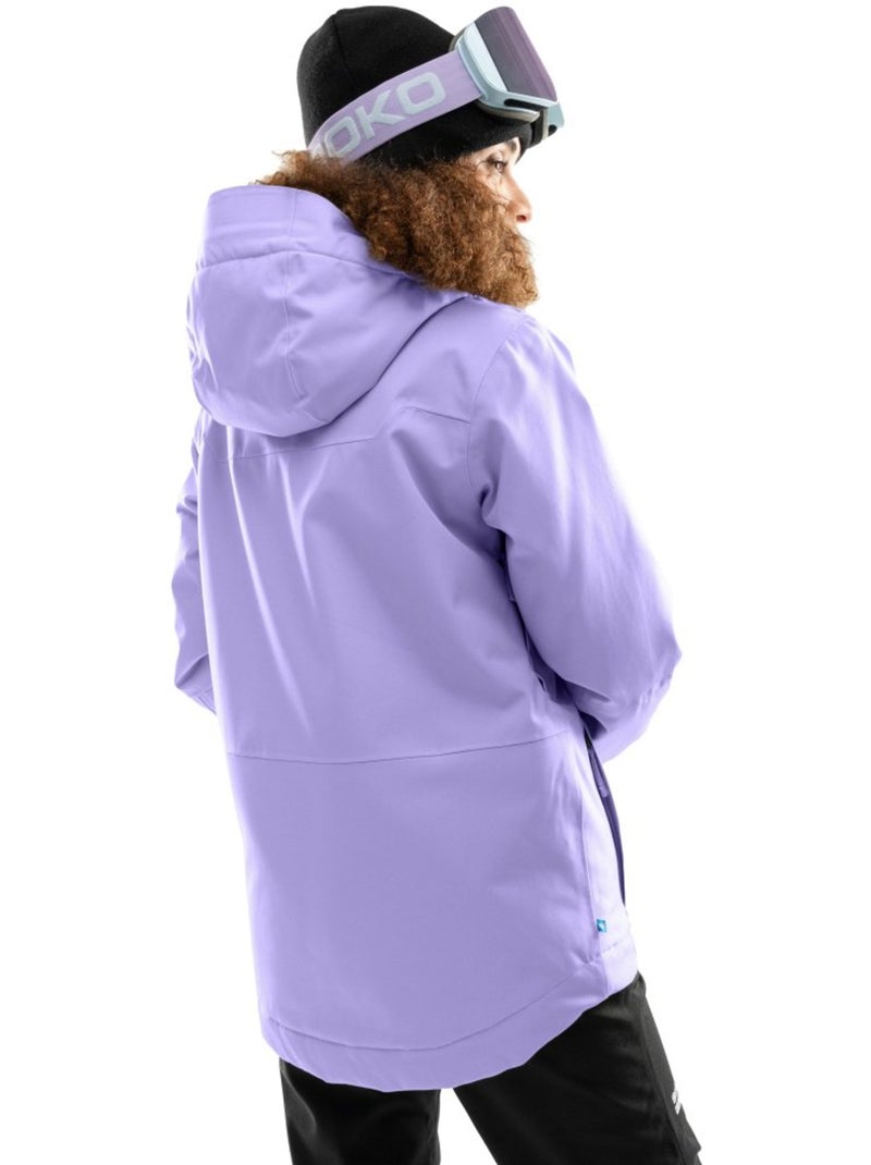 Giacca da snowboard da donna sport invernali donna w4-w nevis Viola - Kiabi