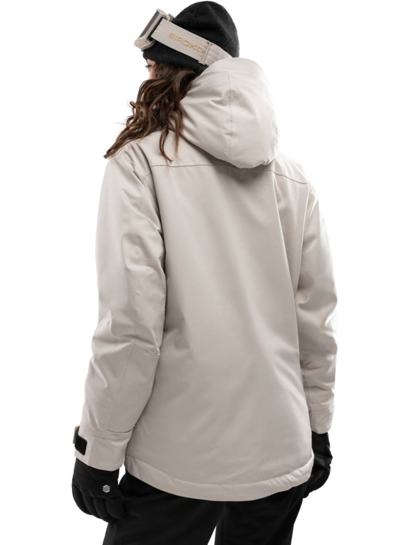 Giacca da snowboard da donna sport invernali donna w6-w eriz Beige - Kiabi