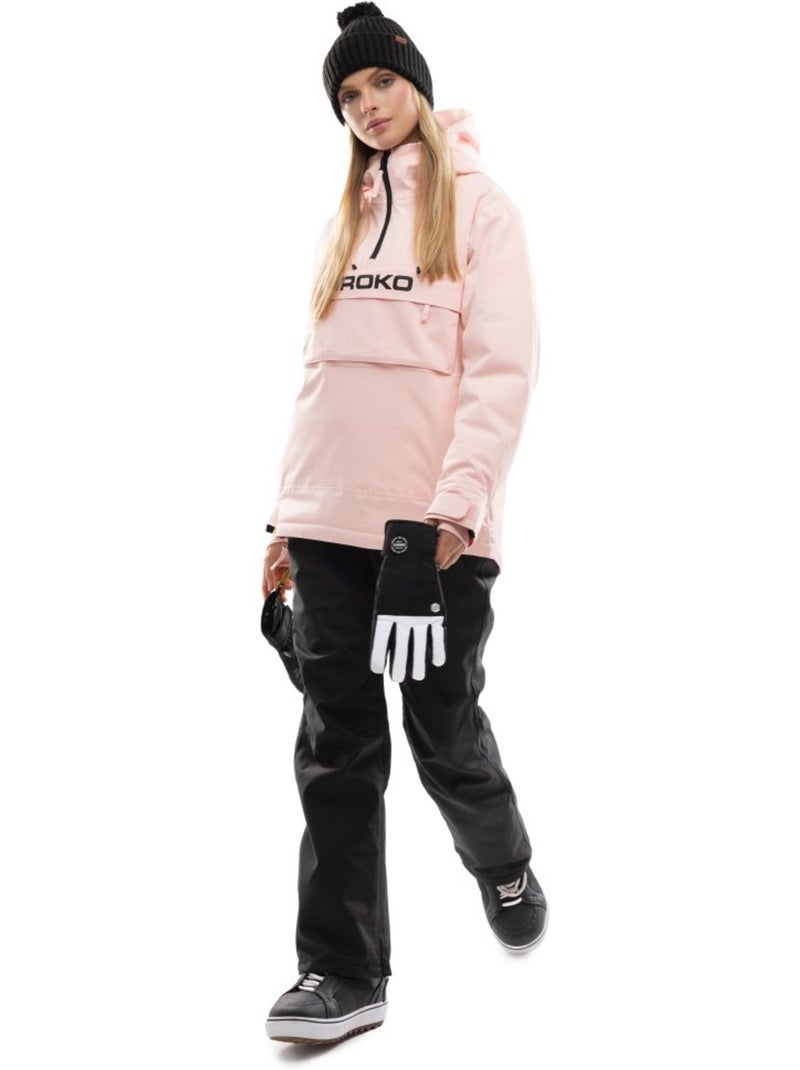 Giacca da snowboard da donna sport invernali donna w6-w flims Rosa - Kiabi
