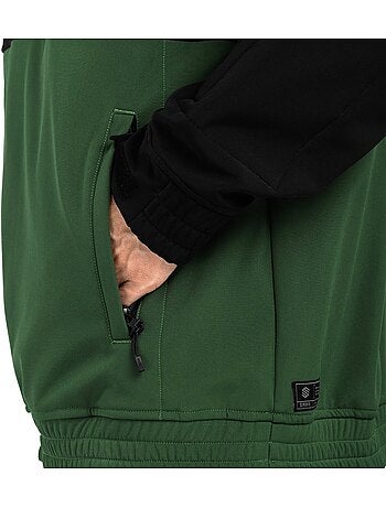 Giacca da snowboard da uomo sport invernali uomo w1 evergreen