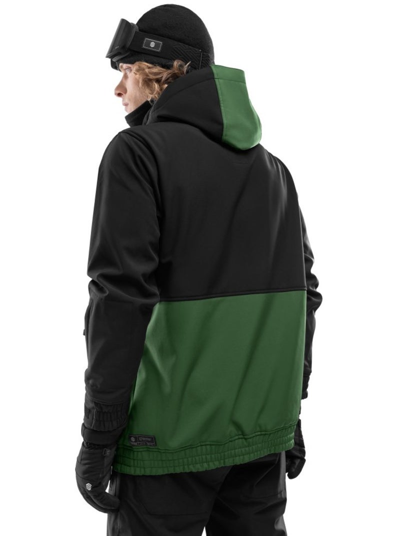 Giacca da snowboard da uomo sport invernali uomo w1 evergreen Nero - Kiabi