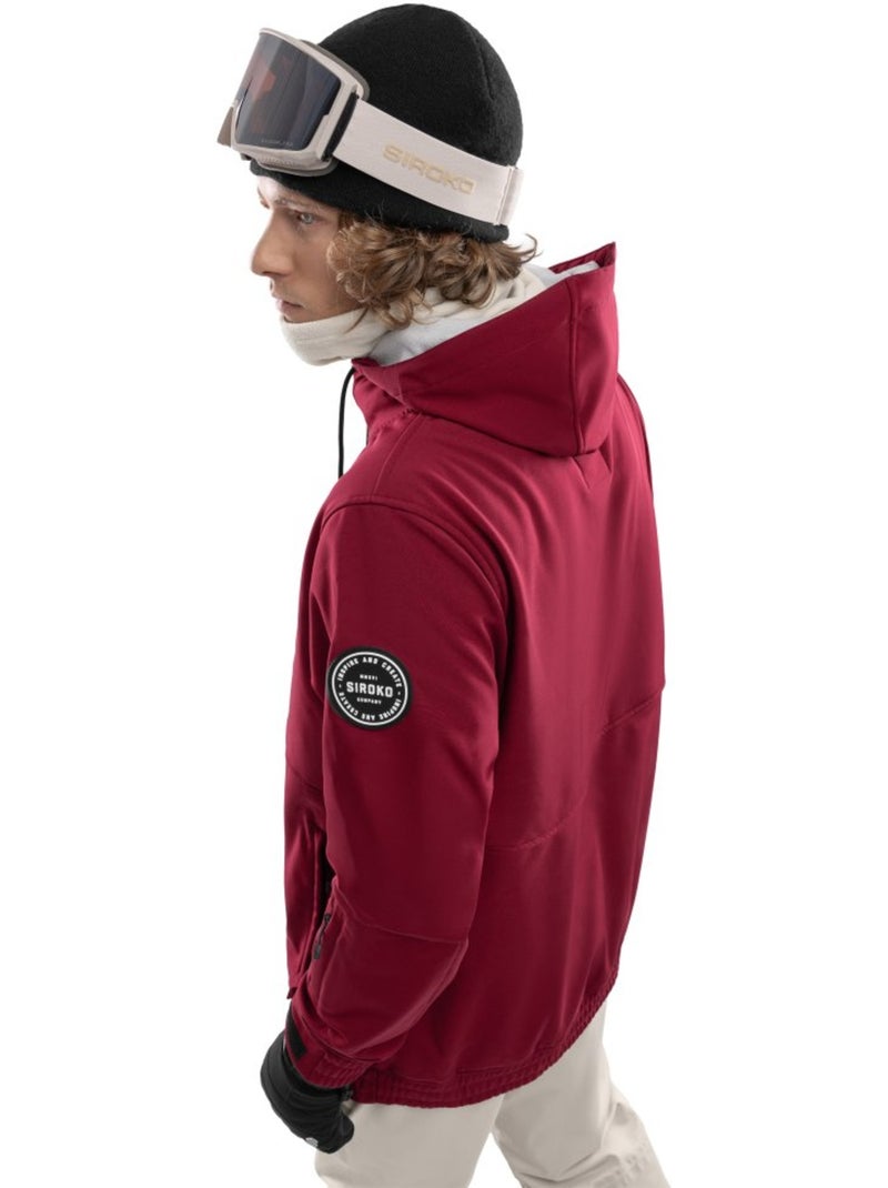 Giacca da snowboard da uomo sport invernali uomo w1 groenland Rosso mattone - Kiabi