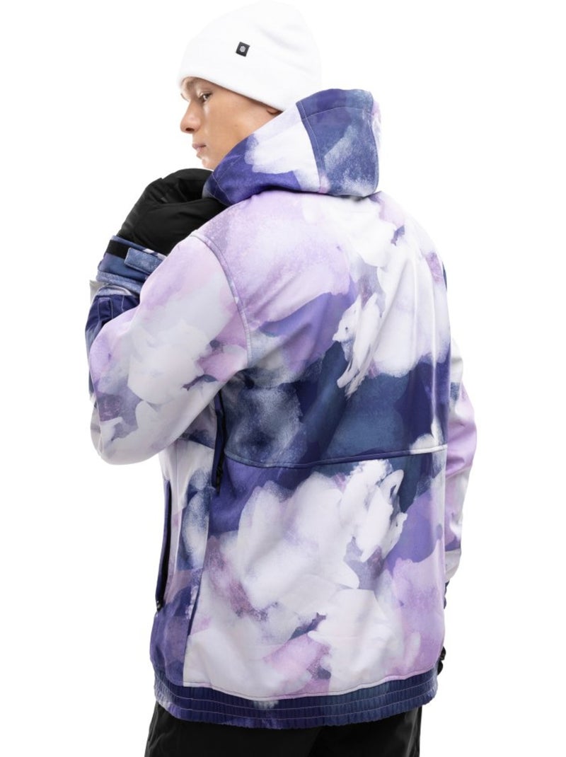 Giacca da snowboard da uomo sport invernali uomo w1 kumo Viola - Kiabi