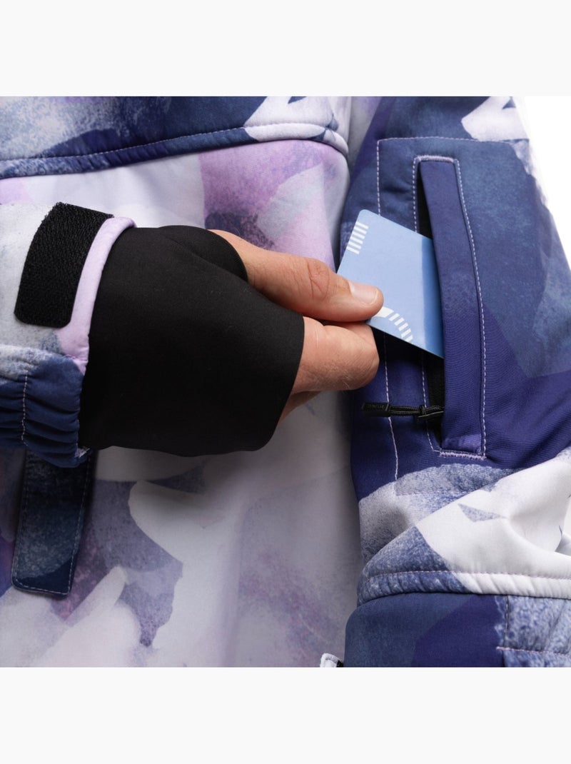 Giacca da snowboard da uomo sport invernali uomo w1 kumo Viola - Kiabi