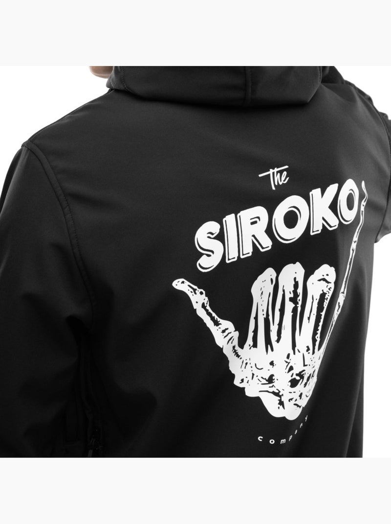 Giacca da snowboard da uomo sport invernali uomo w1 shaka Nero - Kiabi