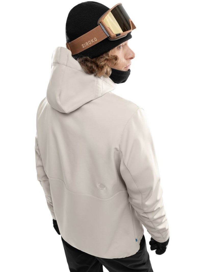 Giacca da snowboard da uomo sport invernali uomo w2 cerro Beige - Kiabi