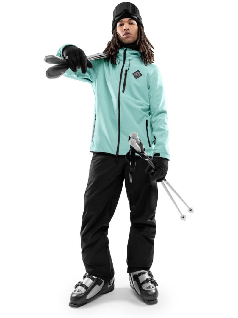 Giacca da snowboard da uomo sport invernali uomo w2 senja Turchese - Kiabi