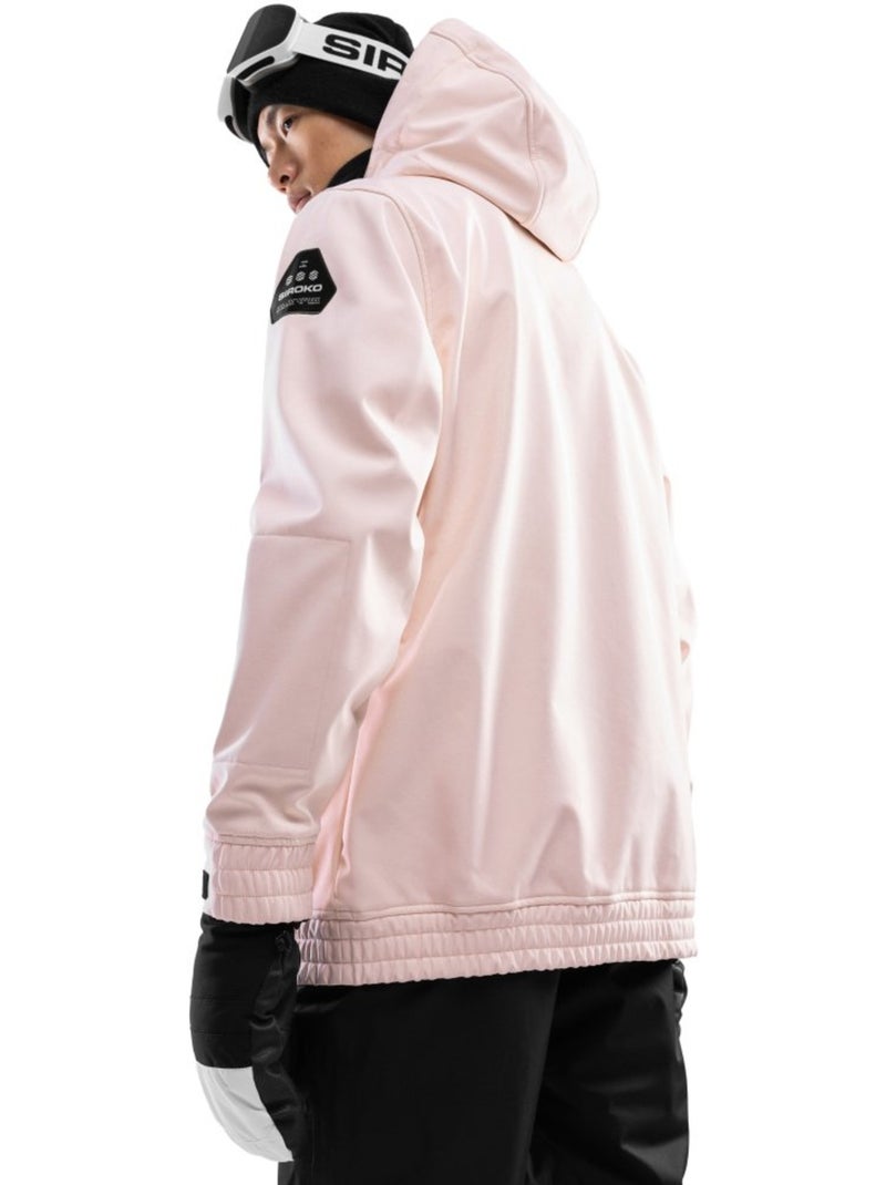 Giacca da snowboard da uomo sport invernali uomo w3 arlberg Rosa - Kiabi