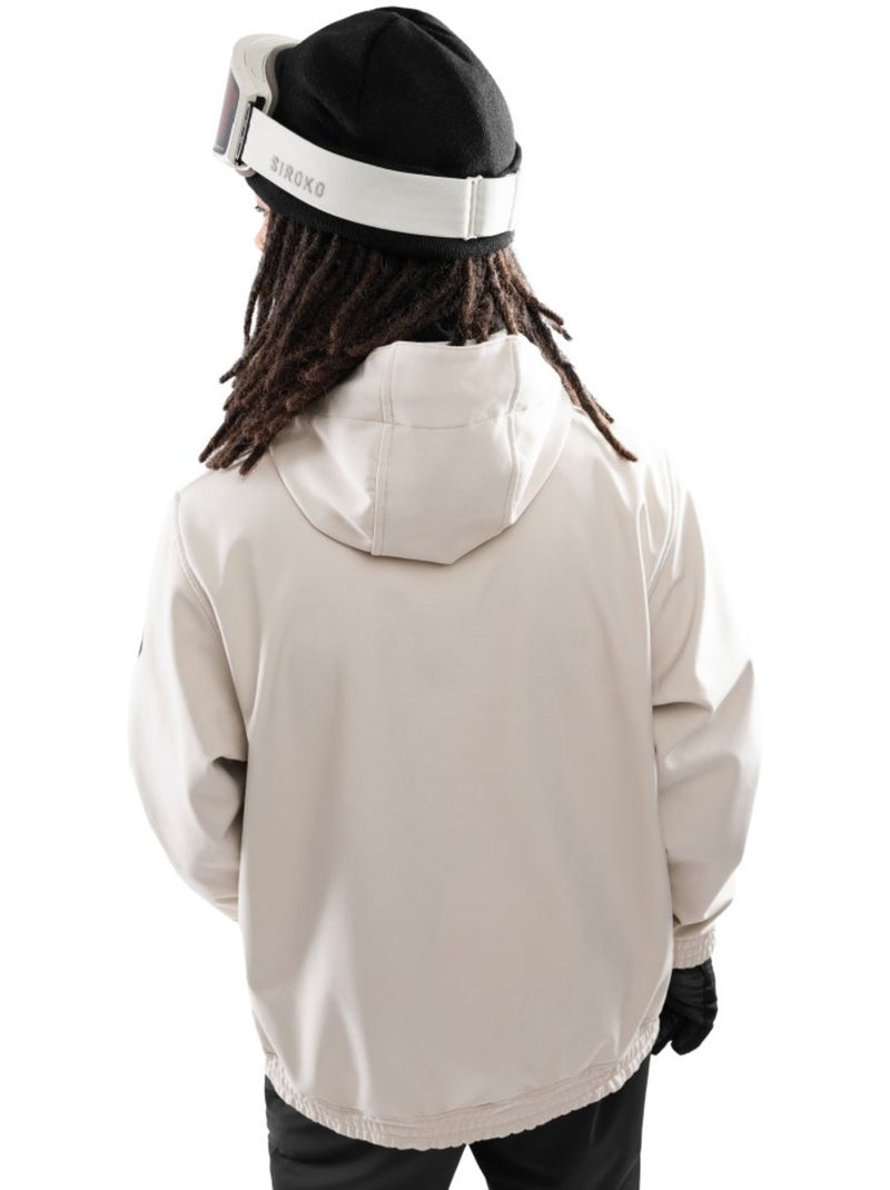 Giacca da snowboard da uomo sport invernali uomo w3 haboob Beige - Kiabi