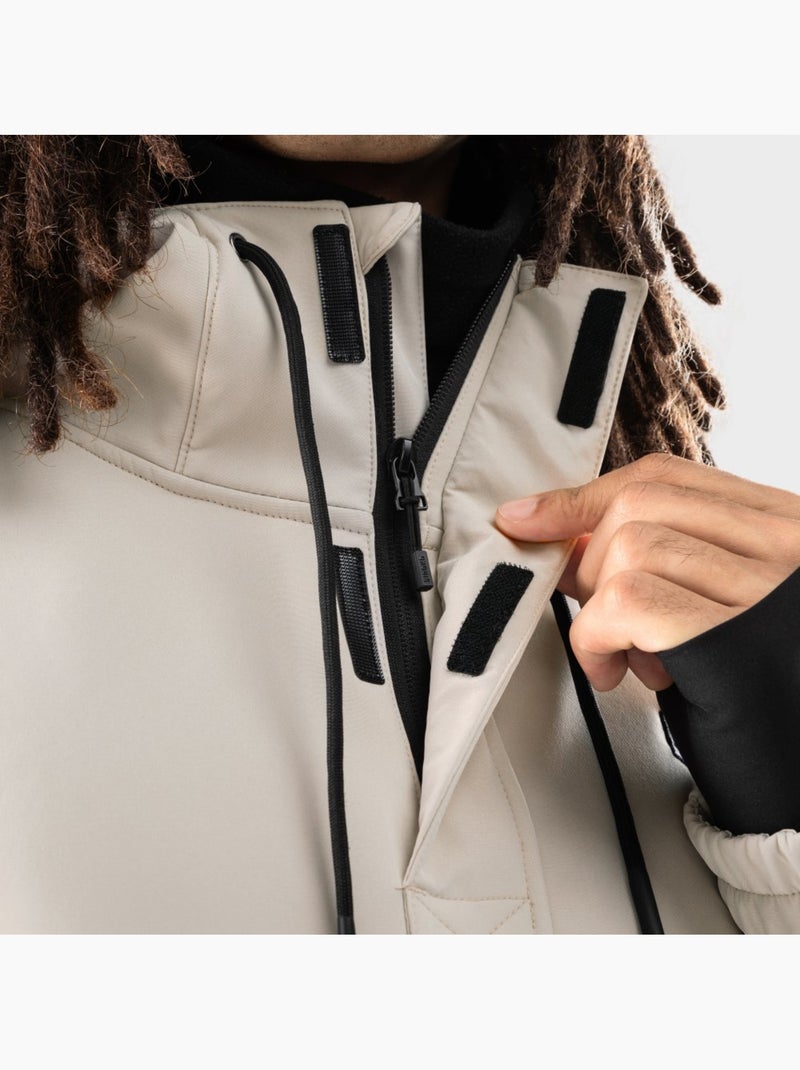 Giacca da snowboard da uomo sport invernali uomo w3 haboob Beige - Kiabi