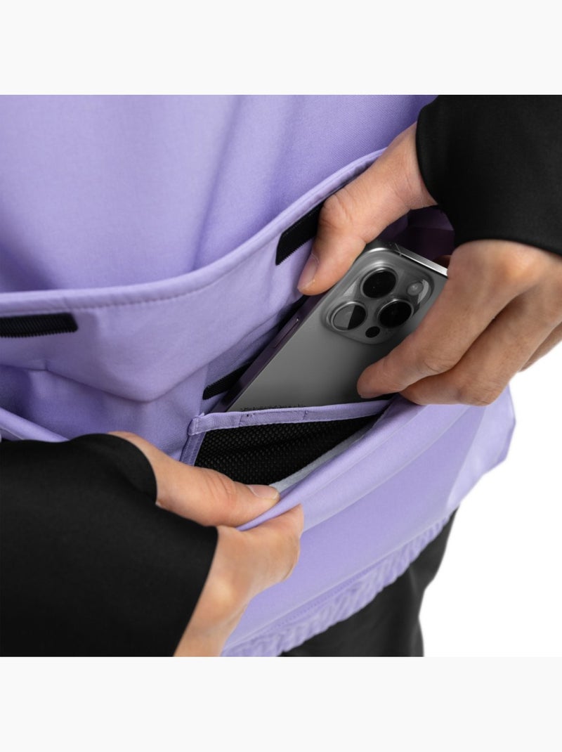 Giacca da snowboard da uomo sport invernali uomo w3 halti Viola - Kiabi