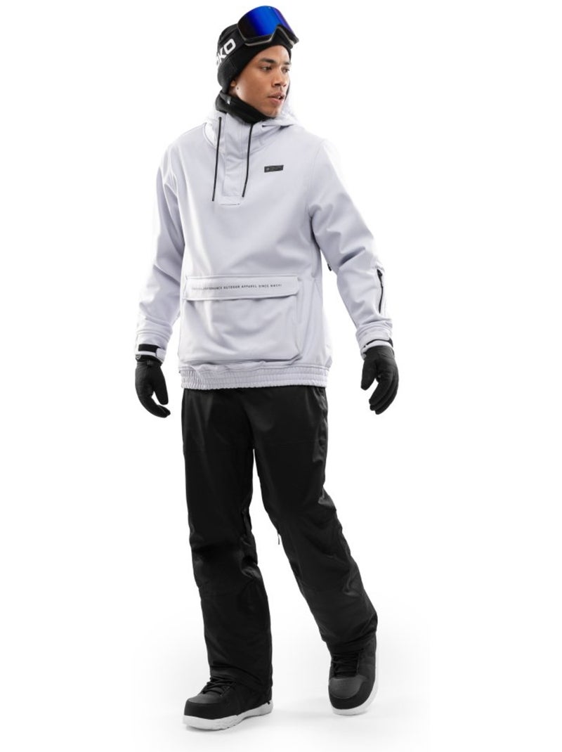 Giacca da snowboard da uomo sport invernali uomo w3 lhotse Bianco Grigio - Kiabi