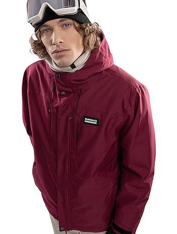 Giacca da snowboard da uomo sport invernali uomo w4 russet