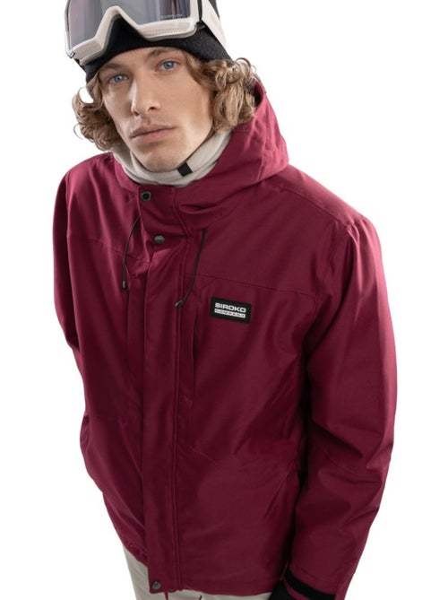 Giacca da snowboard da uomo sport invernali uomo w4 russet - Kiabi