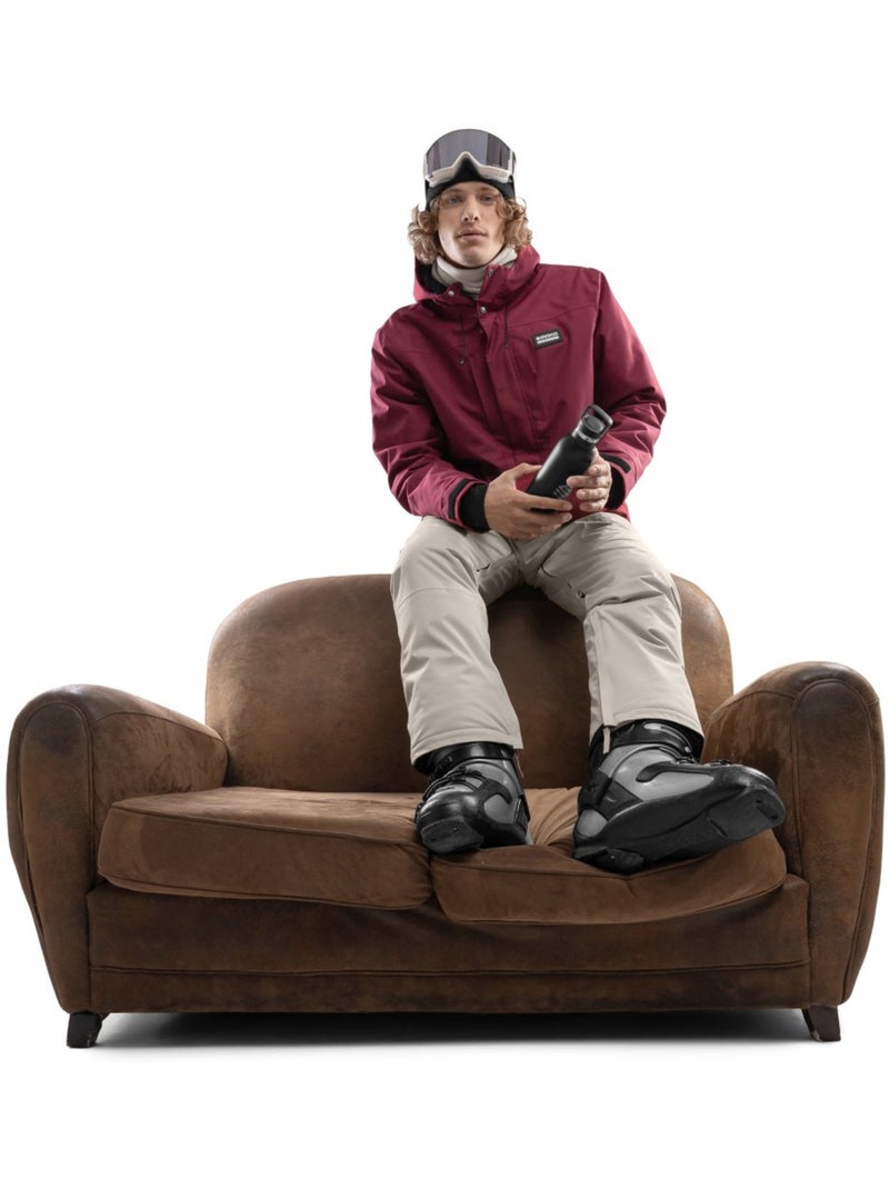 Giacca da snowboard da uomo sport invernali uomo w4 russet Rosso mattone - Kiabi