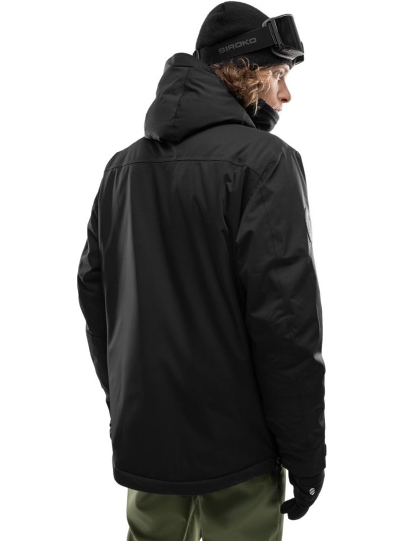 Giacca da snowboard da uomo sport invernali uomo w6 bruson Nero - Kiabi