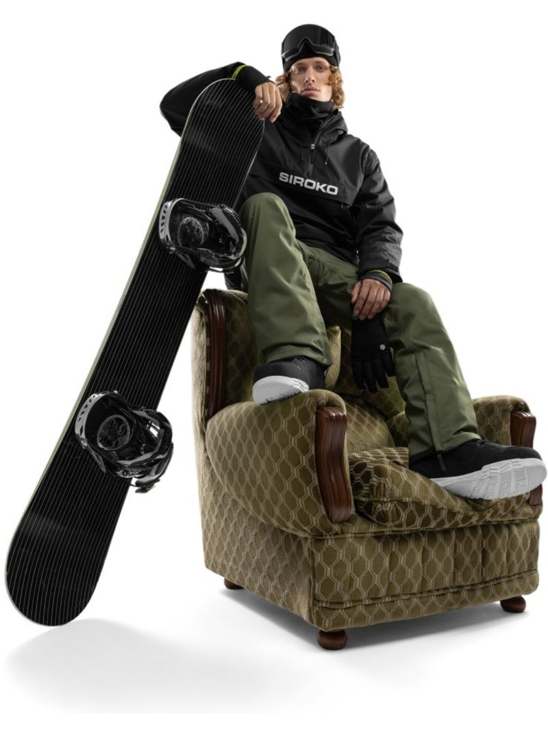 Giacca da snowboard da uomo sport invernali uomo w6 bruson Nero - Kiabi