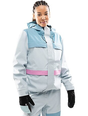 Giacca da snowboard oversize da donna donna w8-w yuki light