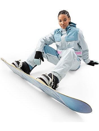Giacca da snowboard oversize da donna donna w8-w yuki light