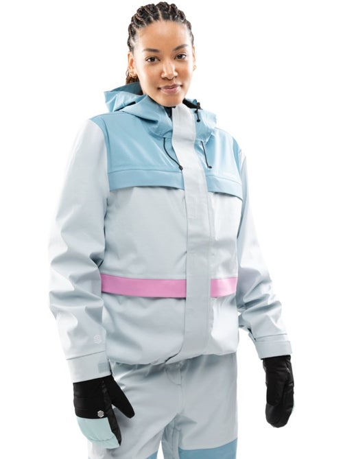 Giacca da snowboard oversize da donna donna w8-w yuki light - Kiabi