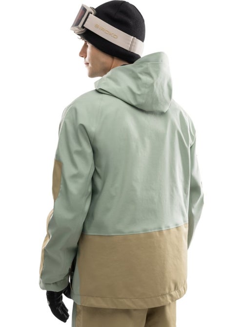 Giacca da snowboard oversize da uomo uomo w8 yuki olive - Kiabi