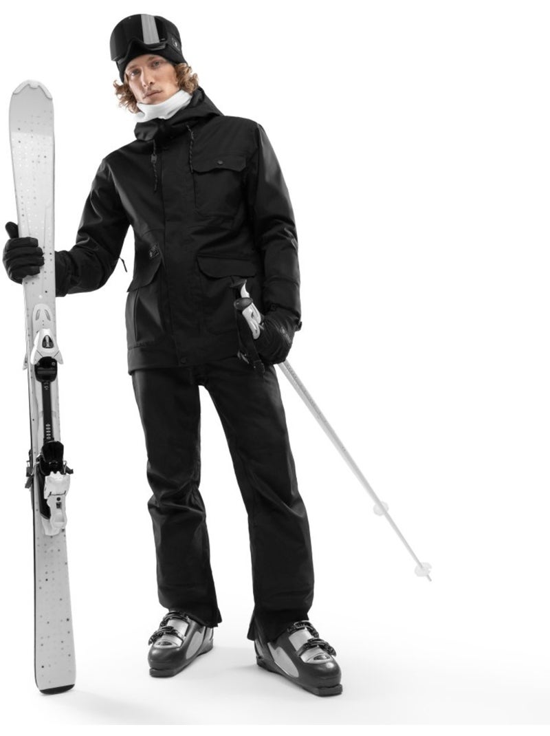 Giacca da snowboard premium da uomo sport invernali uomo srx edgewood Nero - Kiabi