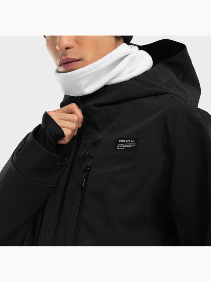 Giacca da snowboard recco® da uomo sport invernali uomo w5 nix Nero - Kiabi