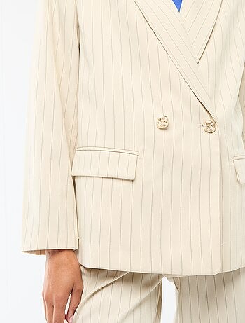 Giacca da tailleur con apertura a doppio petto