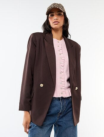 Giacca da tailleur con apertura a doppio petto