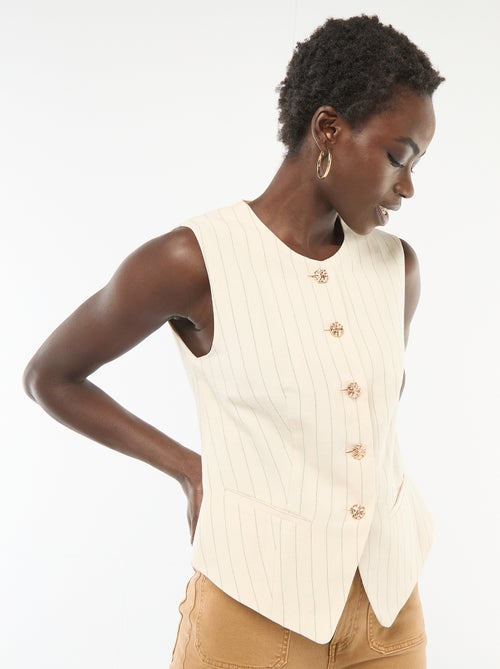 Giacca da tailleur con bottoni dorati - Kiabi